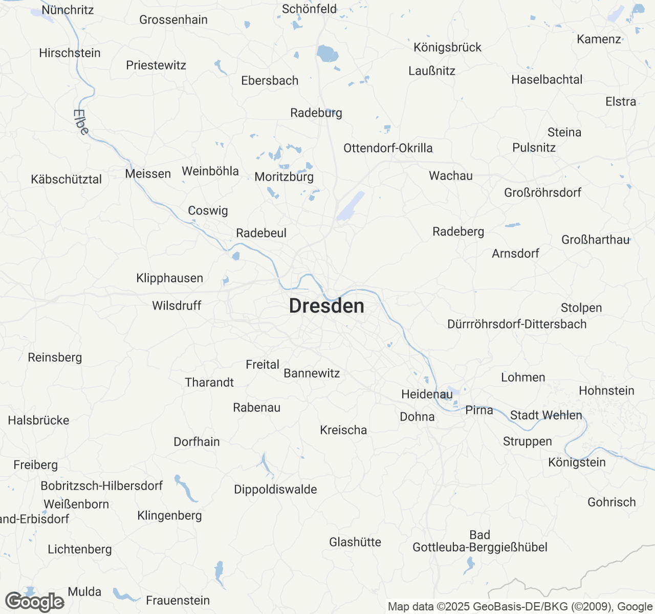 Map of Dresden